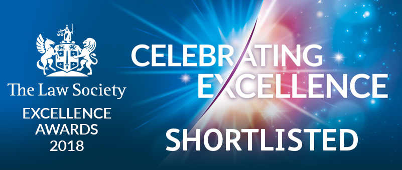 Law Society Excellence Awards 2018 Shortlist reduced