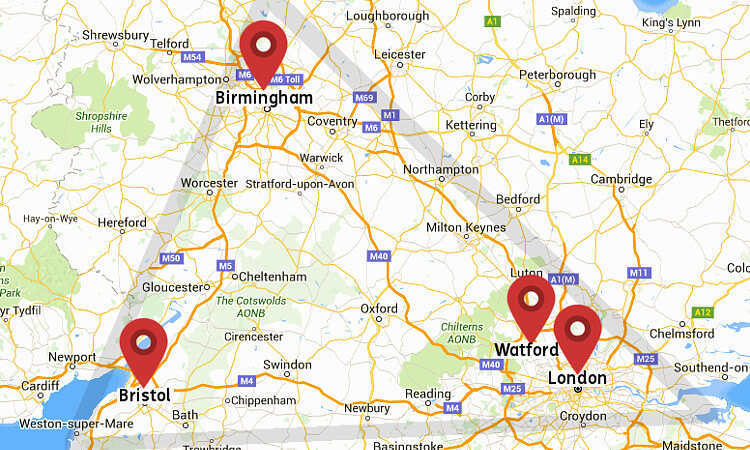 Watford MAB triangle map 750 450