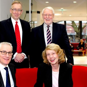 Lockharts Solicitors Join VWV's Healthcare team - Left to right, top to bottom: Simon Heald, Andrew Lockhart-Mirams, Ben Willis and Ros Parkin