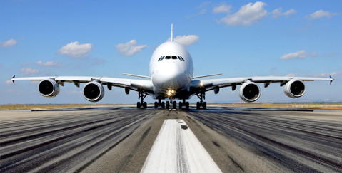 Aerospace Employment lawyers - Plane landing on runway at high speed